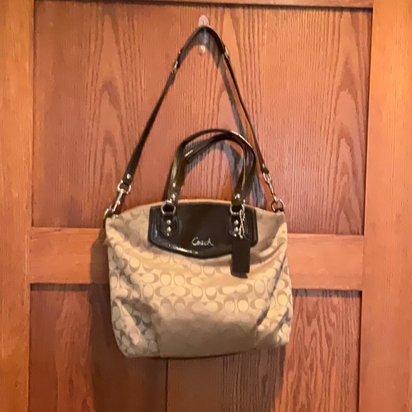 Coach Satin Signature Tote - Picture 1 of 10